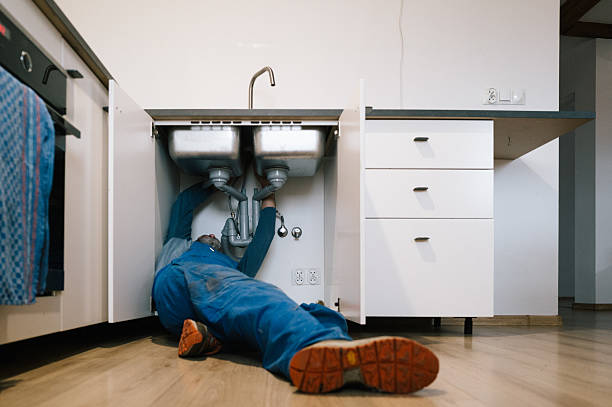 Professional Drain Cleaning technician working in Sagamore Beach, MA